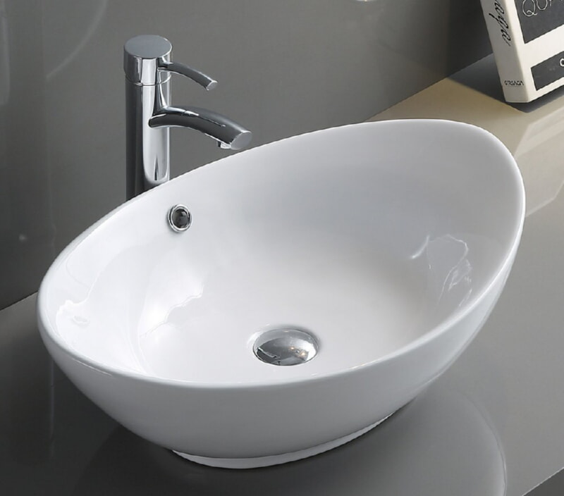 BelBagno Раковина накладная керамическая BB1087 600X370X190