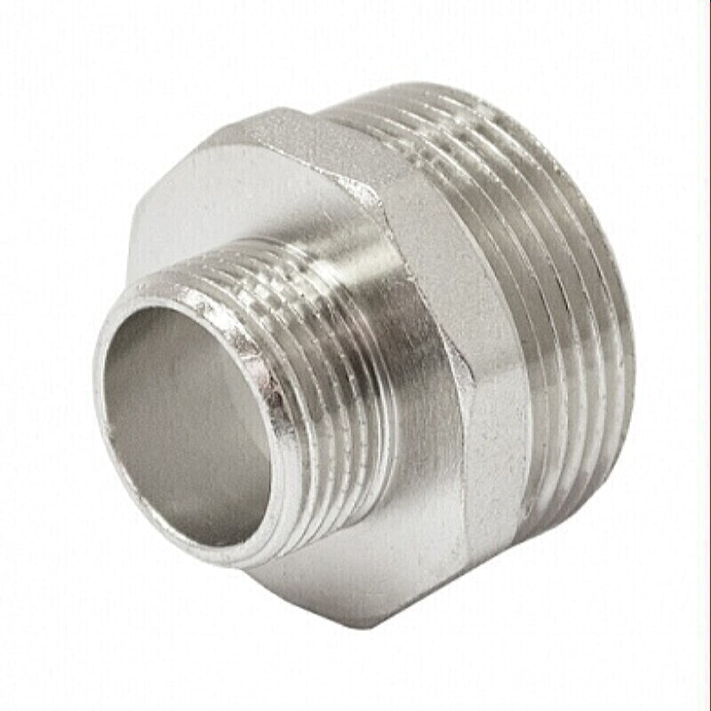 STI Ниппель 1 1/2" х 1" никелирированный