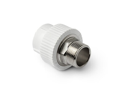 PRO AQUA Муфта комб. НР 50-1 1/2" белый под ключ PA23522P