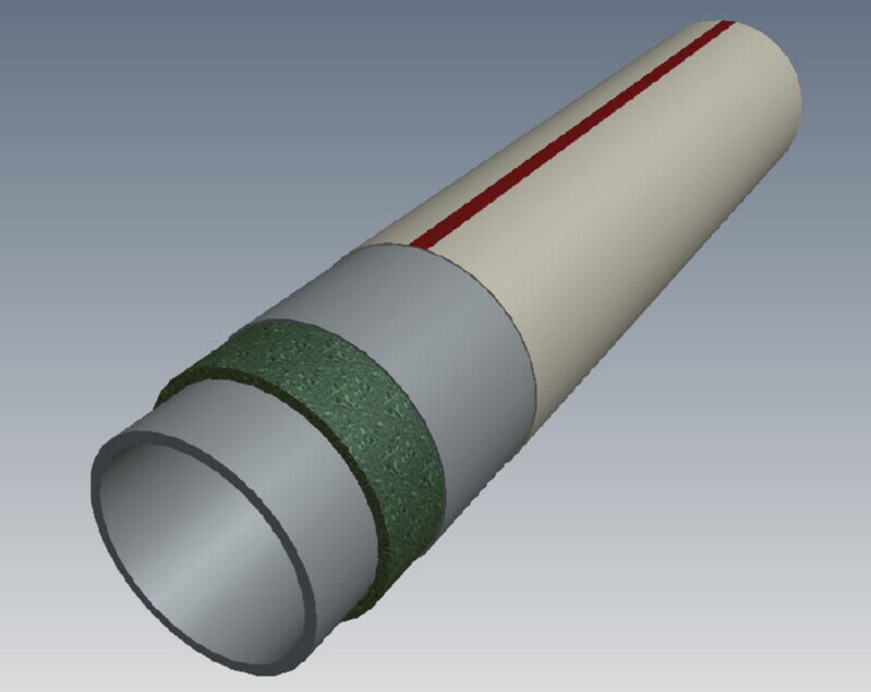EKOPLASTIK Труба B-R Watertec Pipe (TW) PP-RCT/PP-F/PP-RCT  50 х 5,6
