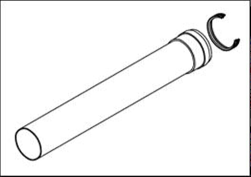 Труба алюминиевая D80mm L=1000mm