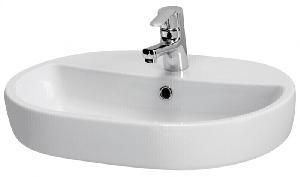 CERSANIT Раковина встраиваемая CASPIA 60 OVAL S-UM-CAS60/1-O